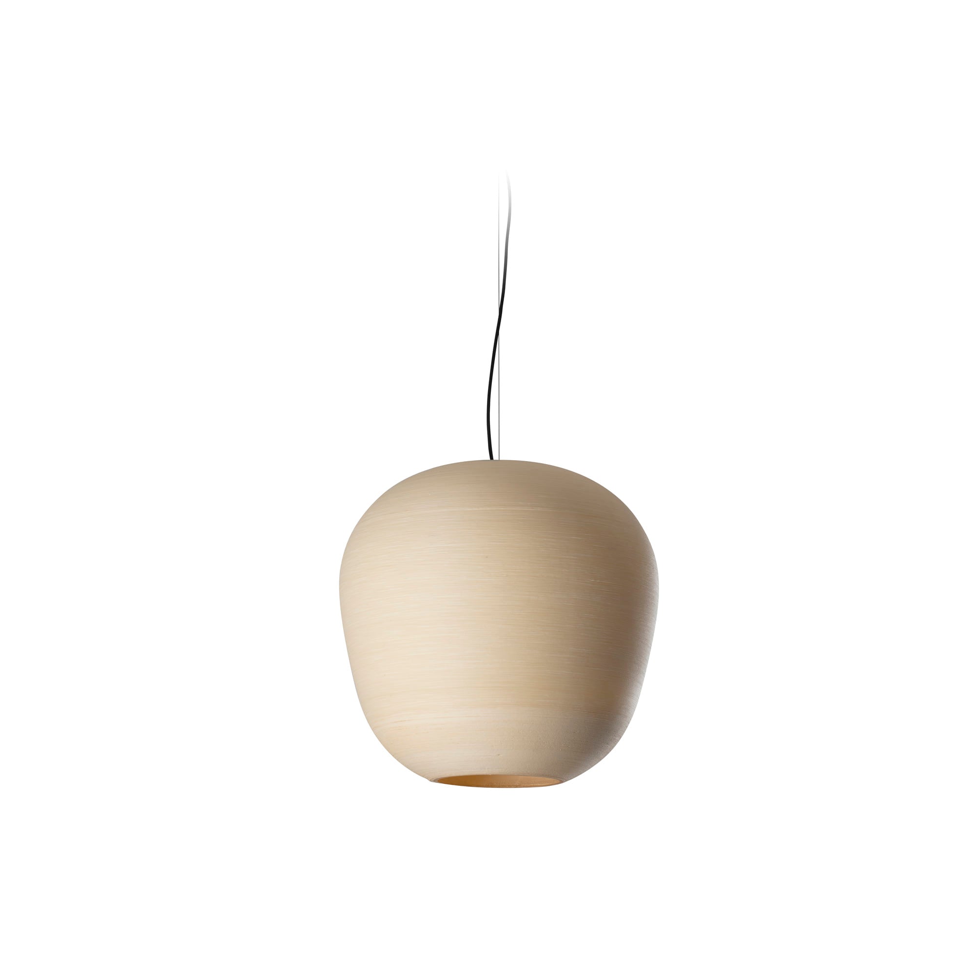 Luminaria colgante TIERRA 520 en beige de FARO (20402) - diseño moderno sostenible, impresión 3D ecológica para iluminación interior