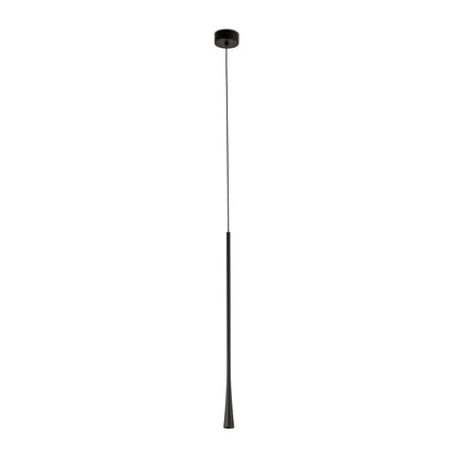 Lámpara colgante DIANA 600 negra de FARO, diseño minimalista moderno en aluminio con LED para iluminación de acento interior, suspensión elegante.