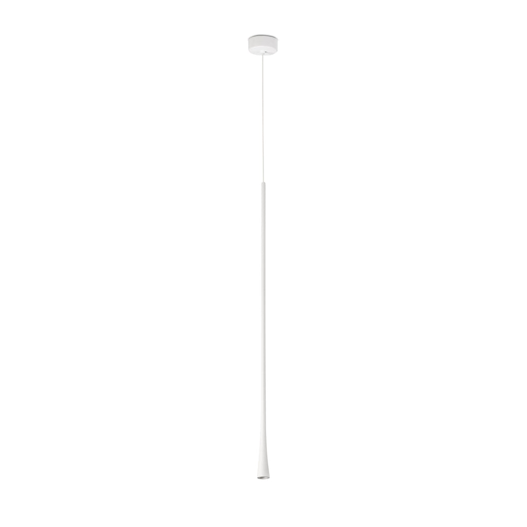 Lámpara colgante DIANA 800 blanca de FARO (ref. 22019), diseño minimalista en aluminio para iluminación acento interior LED moderno