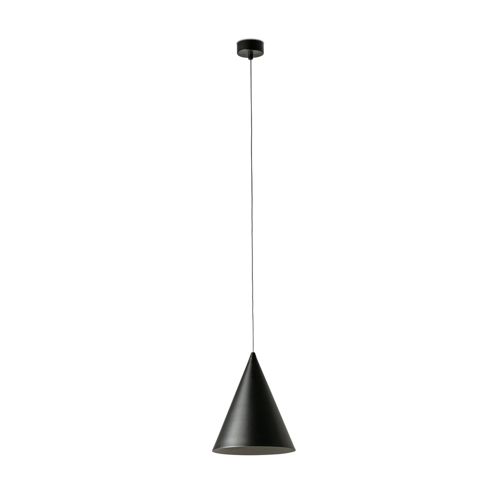 Lámpara colgante LINA negra de FARO, modelo 22028, diseño minimalista en aluminio LED para interior, luminaria de suspensión colección 2208 para hogar