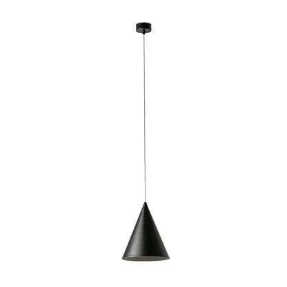 Lámpara colgante LINA negra de FARO, modelo 22028, diseño minimalista en aluminio LED para interior, luminaria de suspensión colección 2208 para hogar
