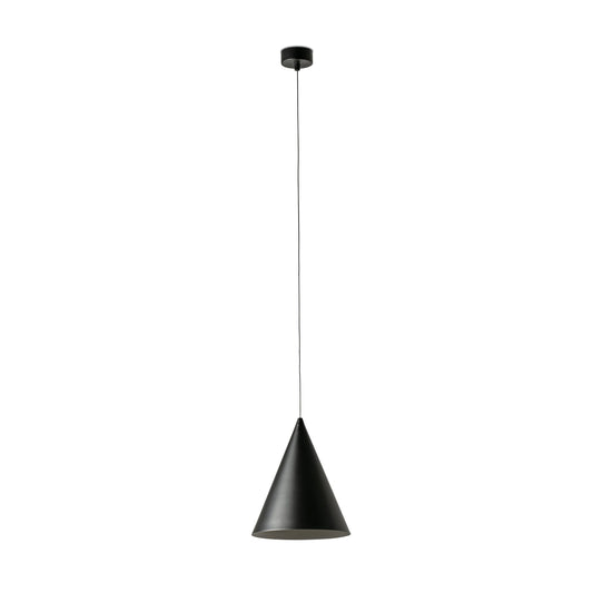 Lámpara colgante LINA negra de FARO, modelo 22028, diseño minimalista en aluminio LED para interior, luminaria de suspensión colección 2208 para hogar