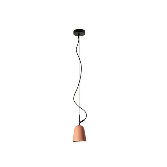 Luminaria colgante STUDIO 110 rosa de FARO modelo 28278, diseño contemporáneo de acero para interior, suspensión ideal para hogar u oficina
