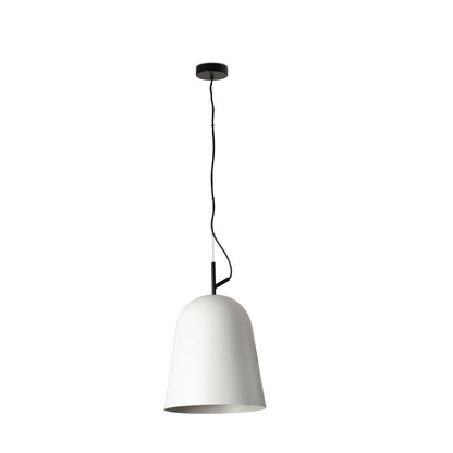 Luminaria colgante STUDIO 290 blanca de FARO, diseño minimalista en acero para iluminación suspendida en interior, hogar y oficina (ref. 28284)