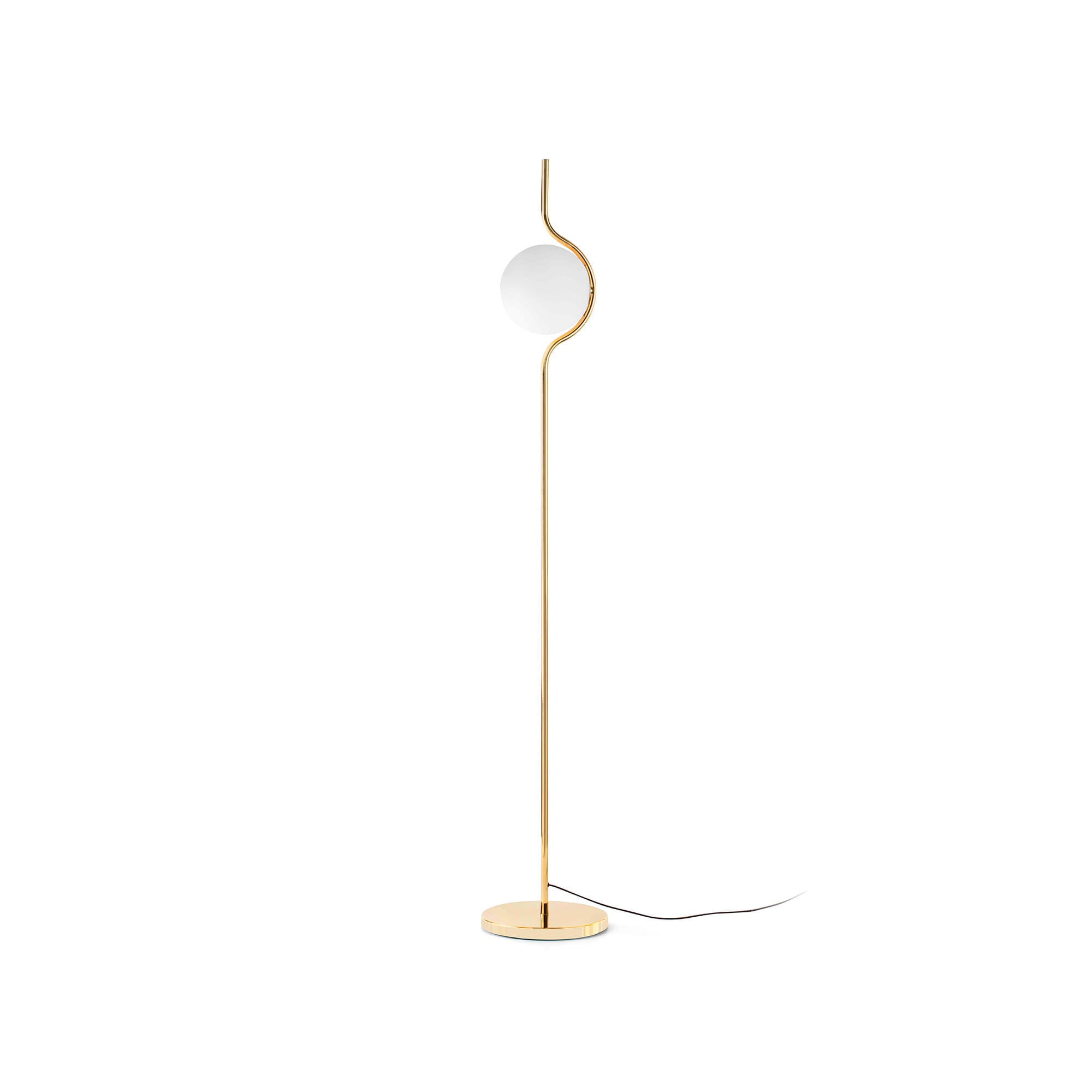 Lámpara de pie LE VITA Dimbale oro brillo FARO, diseño Nahtrang salón moderno, LED dimable luminaria suelo interior, colección 2969 modelo 29693D