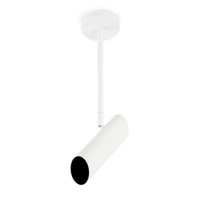 Luminaria colgante LINK blanco mate FARO modelo 29877, diseño contemporáneo orientable de acero por Estudi Ribaudi, iluminación interior colección 1564
