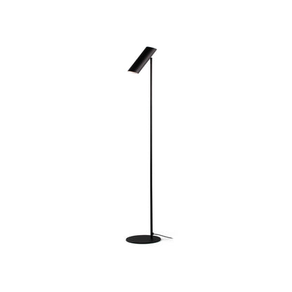 Lámpara de pie LINK negro de FARO modelo 29884, diseño contemporáneo en acero con iluminación LED para salón interior