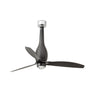 Ventilador de techo ETERFAN M negro mate con luz LED, motor DC, 6 velocidades y función inversa, modelo FARO 32006WW-10