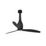 Ventilador de techo ETERFAN M negro mate FARO 32006WW con motor DC silencioso, mando a distancia, función inversa y ventilación eficiente para el hogar
