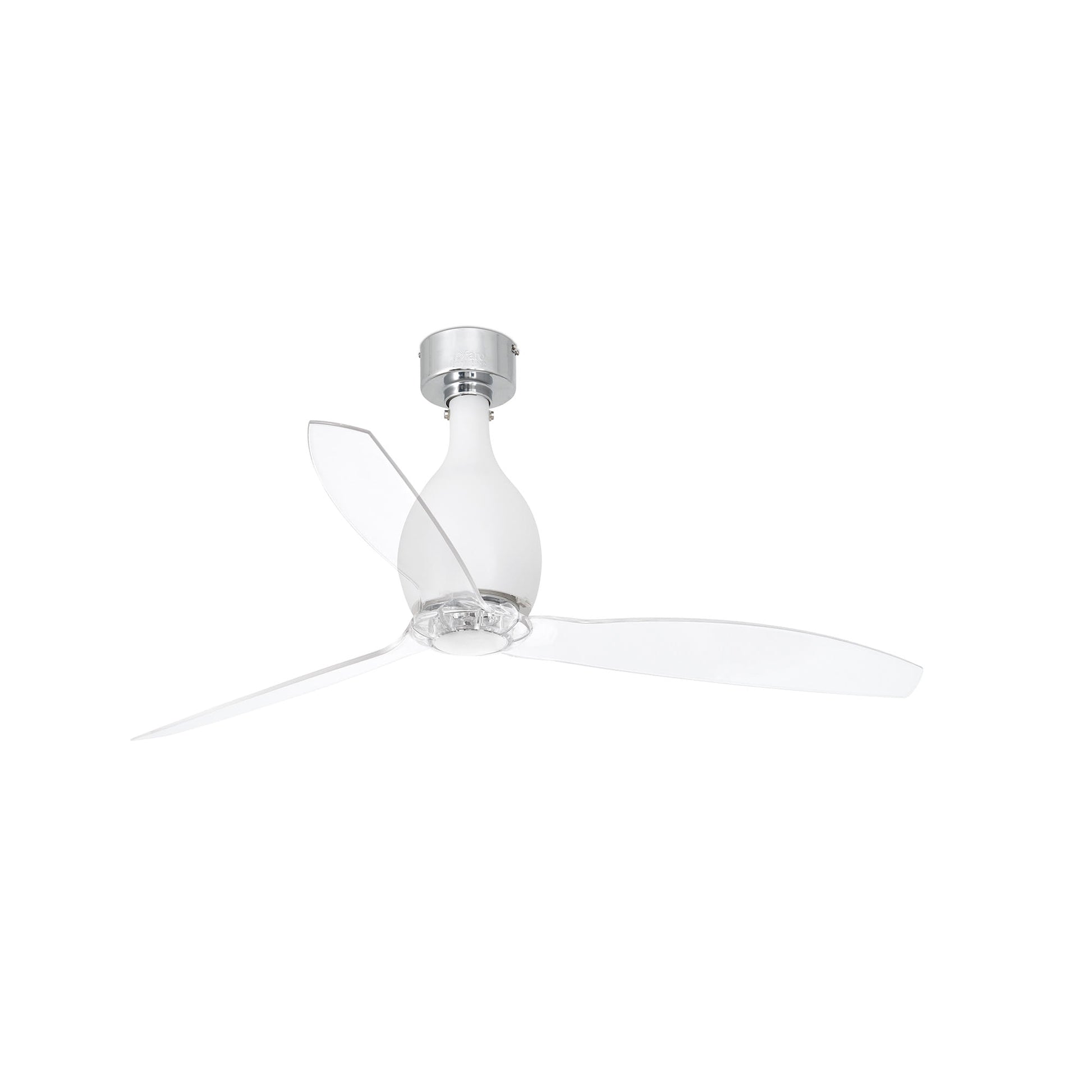 Ventilador de techo MINI ETERFAN M WIZ blanco mate de FARO, modelo 32025WW, sin luz, motor DC de bajo consumo, ideal para ventilación en hogar y dormitorio.