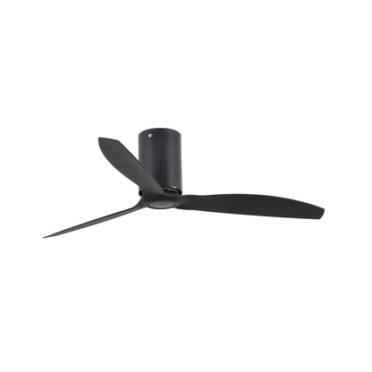 Ventilador de techo MINI TUBE FAN M negro mate FARO 32043WW, motor DC con 6 velocidades, función inversa, ventilación silenciosa para hogar