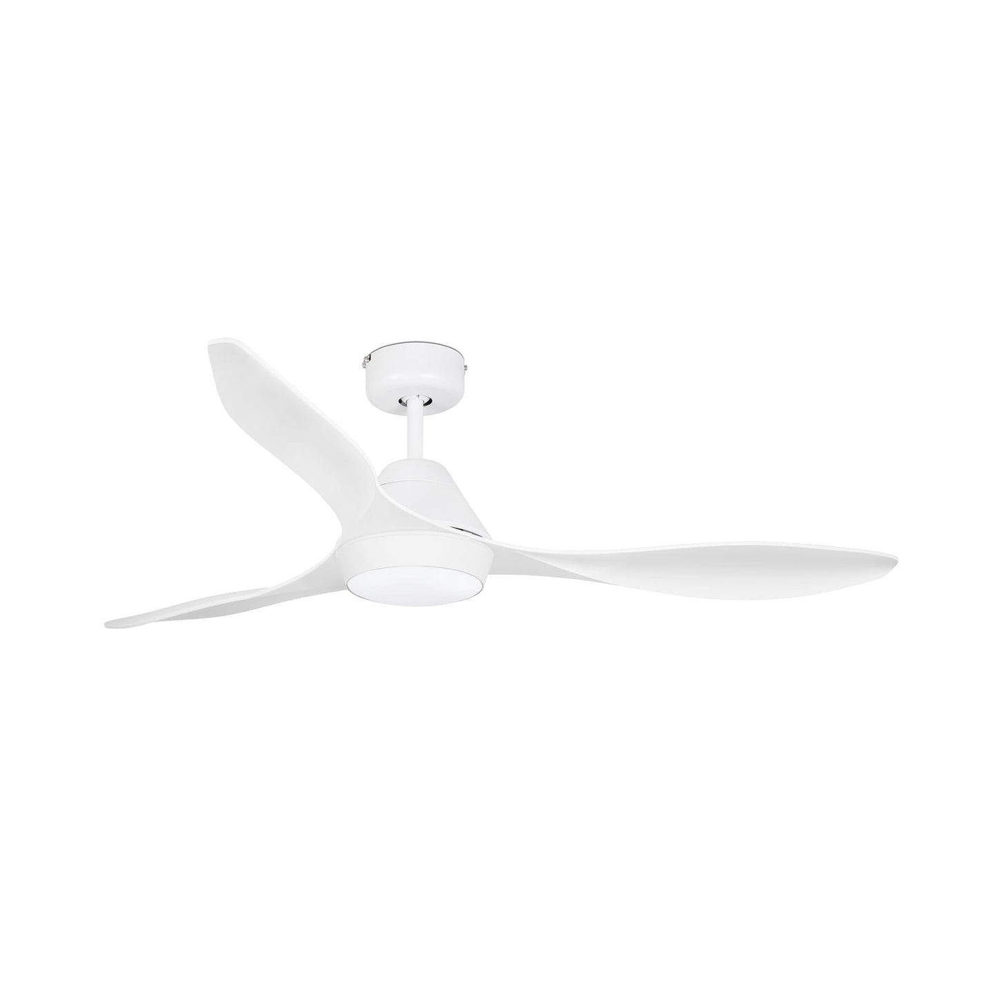 Ventilador de techo con luz LED Polaris L blanco WIZ FARO 33346WW, alto airflow, mando a distancia para ventilación e iluminación hogar