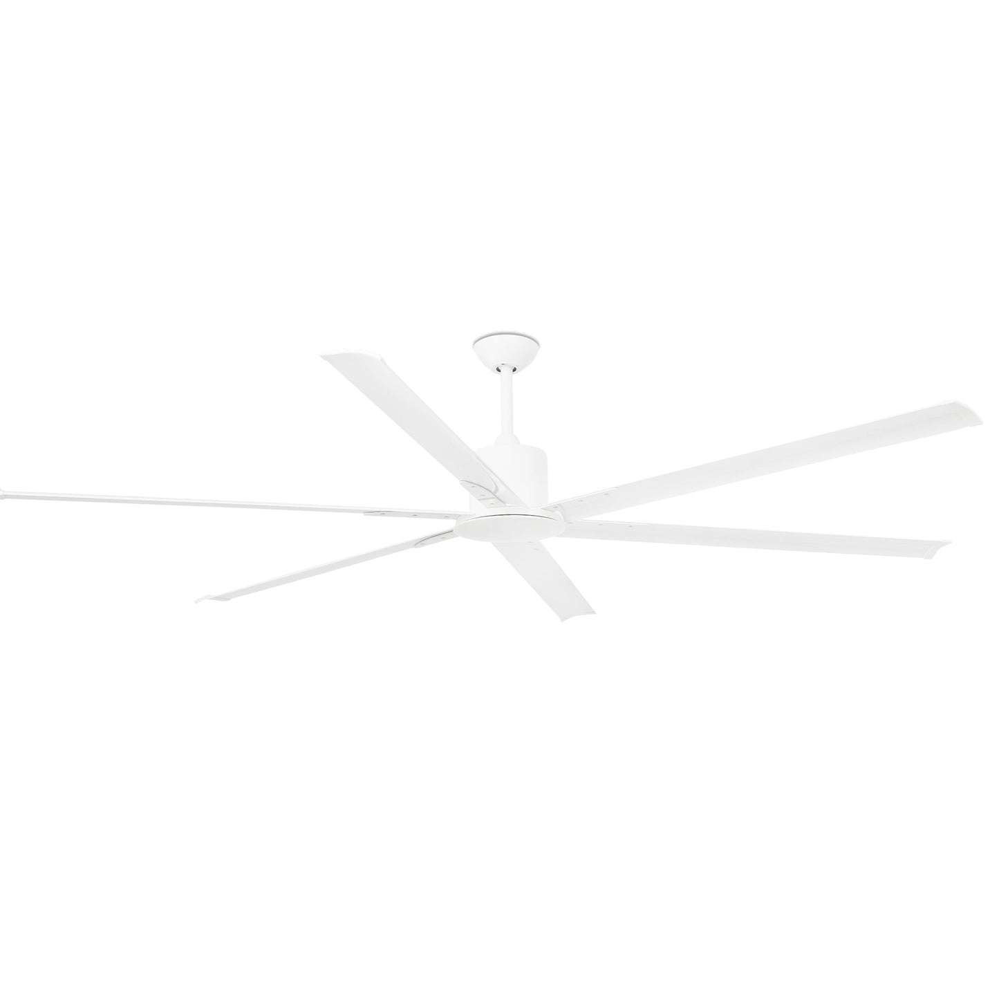 Ventilador de techo ANDROS XXL blanco de FARO modelo 33461-110 con aspas de acero y aluminio, mando a distancia, función inversa para techos inclinados, ideal para ventilación eficiente en el hogar.