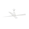 Ventilador de techo TYPHOON M blanco WIZ de FARO modelo 33480WW, motor DC eficiente con bajo consumo, mando a distancia, función inversa y compatible con techos inclinados para ventilación en el hogar.