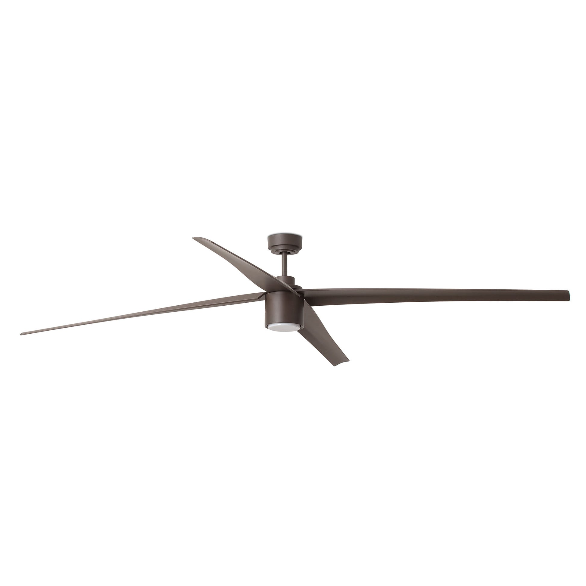 Ventilador de techo LED ATTOS XXL marrón FARO 33495WW con motor DC, función inversa, mando a distancia y luz integrada para ventilación eficiente en el hogar