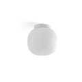 Kit de luz Ball blanco mate dimmable para ventilador Amelia de Faro modelo 33766, con LED regulable en temperatura de color (CCT) y accesorios para iluminación LED en hogar interior con ventilación
