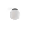 Kit de luz LED Ball gris dimable para AMELIA de FARO modelo 33768, con ventilación integrada, cristal opal y diseño ideal para iluminación LED en el hogar