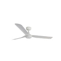 Ventilador de techo PUNT M blanco modelo 33814 de Faro, con motor DC eficiente, función inversa para verano e invierno, mando a distancia y compatible con techos inclinados, ideal para ventilación en el hogar fabricado en ABS duradero.
