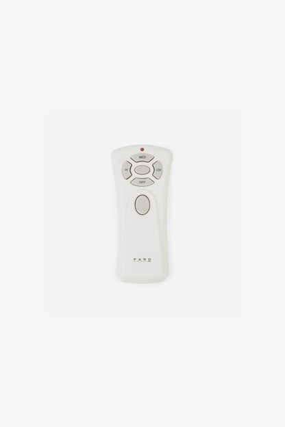 Kit mando a distancia con dimmer gris FARO 33929 en ambiente de sala de estar moderna, accesorio de ventilación para hogar con control remoto de ventilador serie 76, material ABS IP20, iluminación ajustable y ventilación eficiente.