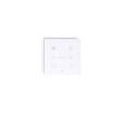 Controlador de pared para ventilador DC blanco regulable FARO 33987, accesorio inalámbrico de ventilación hogar ABS cristal brillo, motor DC con regulación luz