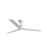 Ventilador de techo Marine M blanco mate IP44 de Faro (34274WW), ventilación hogar para verano, motor DC con mando a distancia, acero y ABS, compatible con techos inclinados