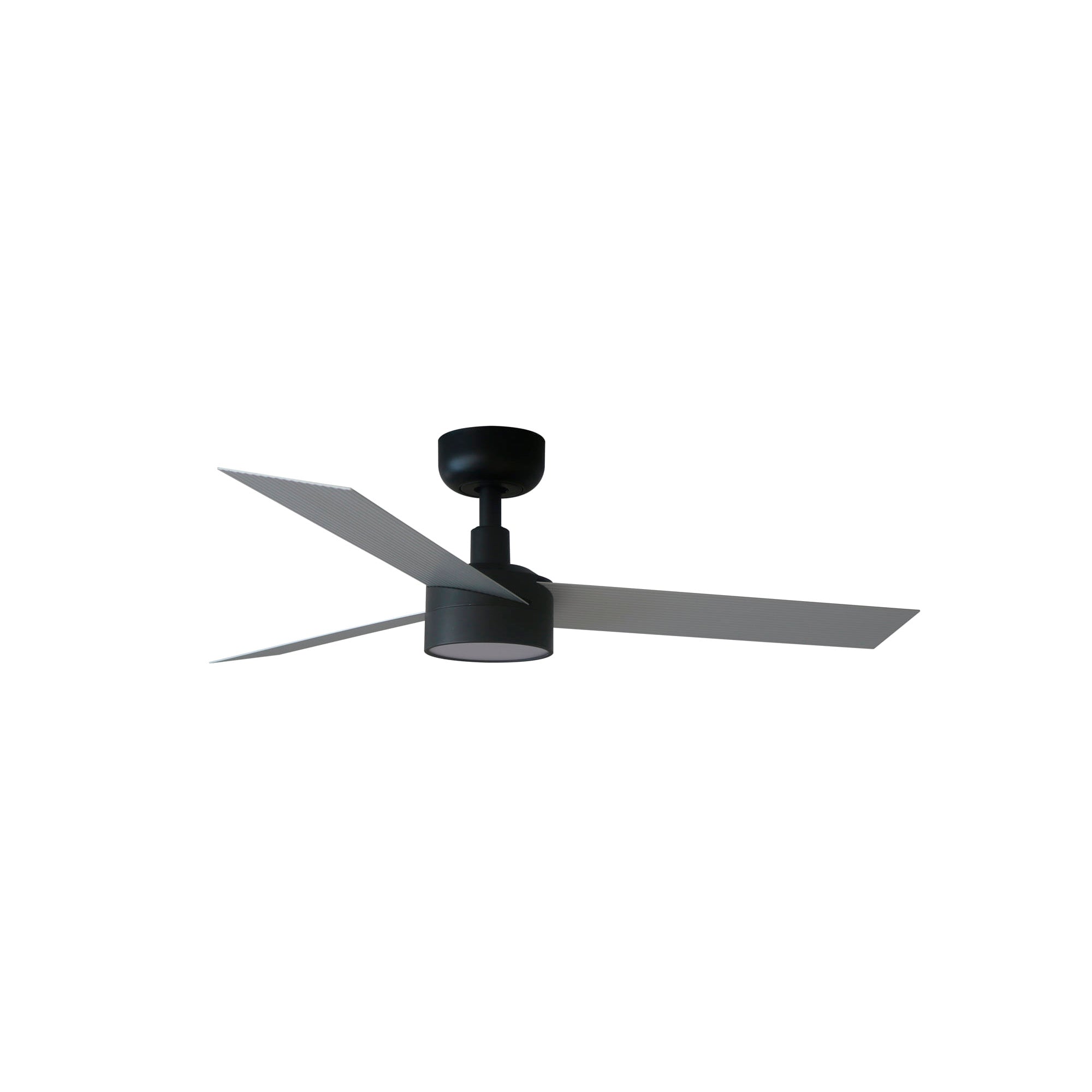 Ventilador de techo LED CRUISER S negro y aluminio FARO modelo 34285WT-1TW con luz integrada, compatible Tuya Smart, diseño minimalista para hogar inteligente y ventilación eficiente.