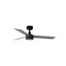 Ventilador de techo CRUISER S con luz LED, negro mate y aluminio, motor DC, mando a distancia y función inversa - Modelo 34285WW-1TW FARO WIZ