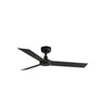 Ventilador de techo Cruiser S Negro Mate WIZ de FARO modelo 34289WW con motor DC, mando a distancia, eficiente para techos inclinados, ventilación ideal para hogar en verano