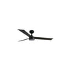 Ventilador de techo LED Cruiser L negro mate WIZ con luz Faro, motor DC regulable para ventilación en el hogar, modelo 34291WW-1TW
