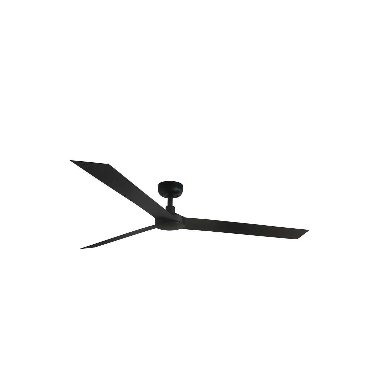 Ventilador de techo Cruiser XL negro mate WIZ de Faro modelo 34293WW, con motor DC, mando a distancia, función inversa para ventilación en hogar u oficina, sin luz, en acero y aluminio.