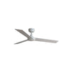 Ventilador de techo RUDDER S blanco mate y fresno de FARO, modelo 34295WW con motor DC, palas reversibles de plywood y mando a distancia para ventilación del hogar