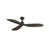 Ventilador de techo PALMA M marrón oscuro IP44 de FARO modelo 34301WW, con motor DC silencioso, mando a distancia, función inversa y protección para ventilación del hogar.