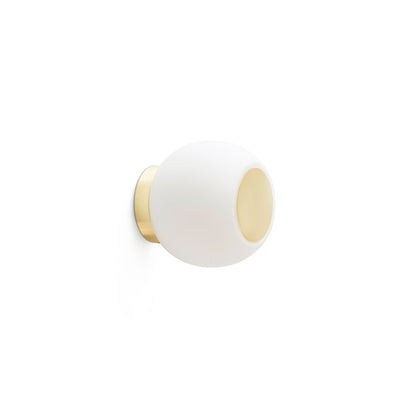 Aplique LED MOY Oro FARO 40090, lámpara de pared en oro satinado, diseño contemporáneo eficiente para baño y salón interior