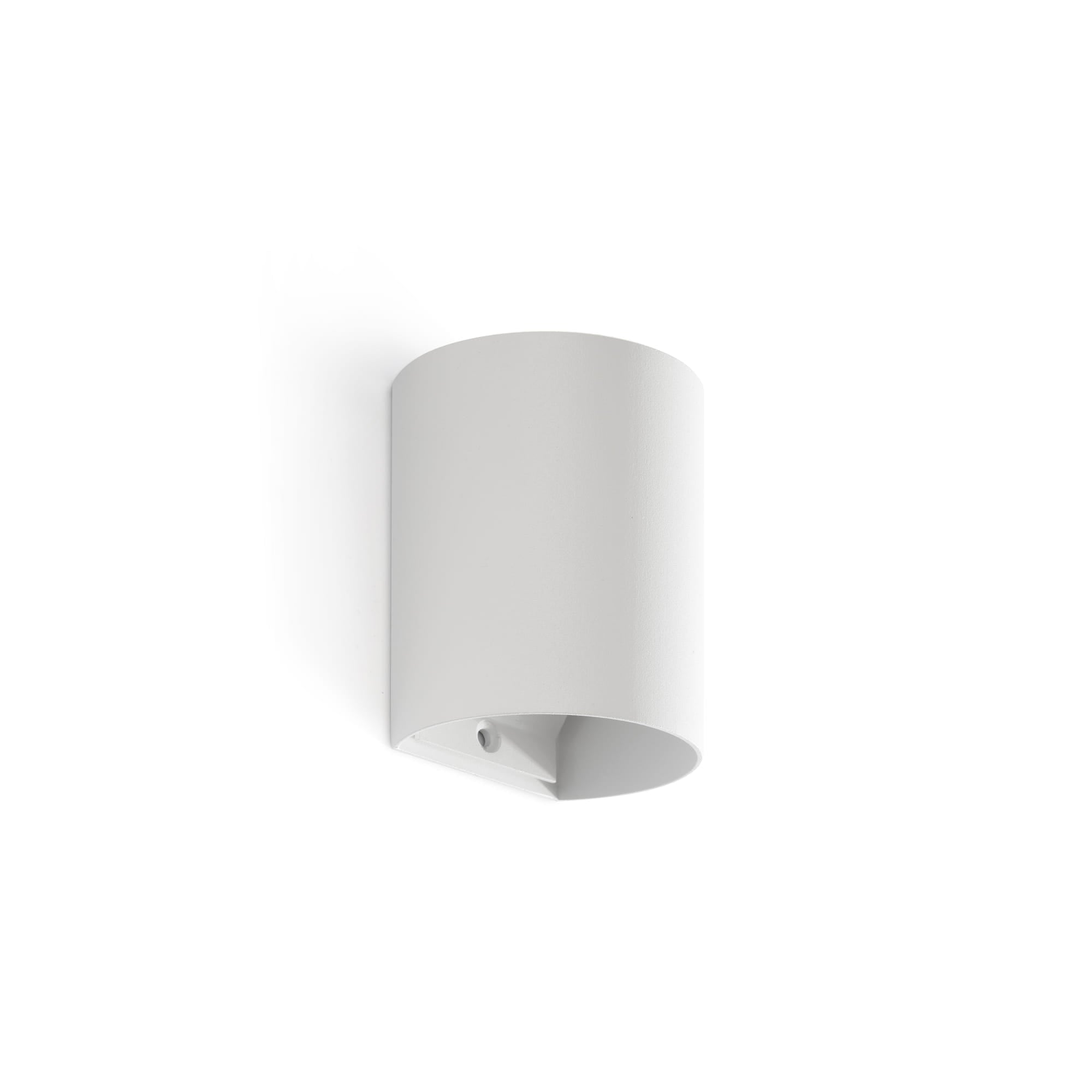 Aplique de pared SOLE redondo blanco FARO modelo 40522, luminaria superficie interior en aluminio y acero para iluminación hogar con bombilla GU10 LED