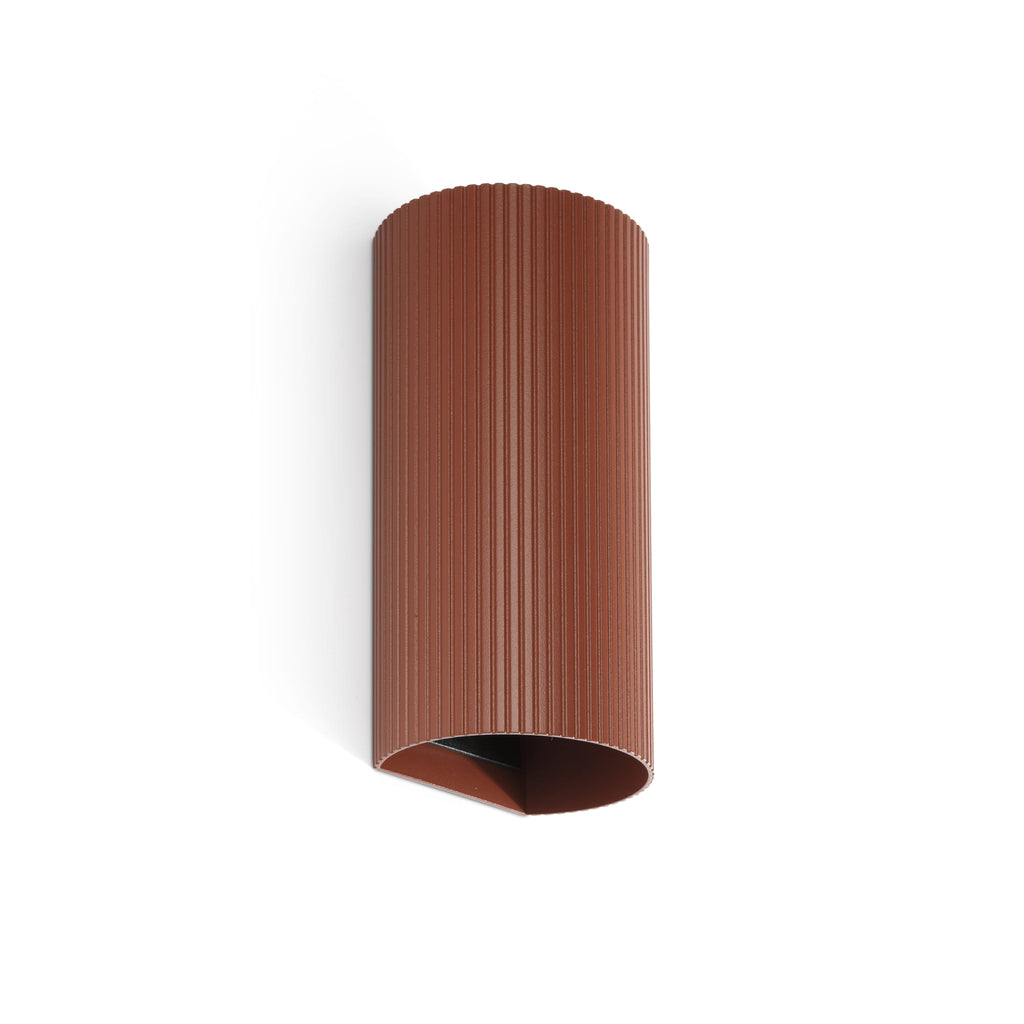 Aplique de pared SOLE 2L Terracotta FARO 40545, luminaria interior de superficie con foco GU10 LED para decoración e iluminación