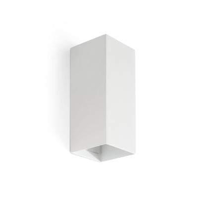 Aplique de pared LUNE 2L cuadrado blanco FARO 40546 - Luminaria superficie LED moderna minimalista para interior