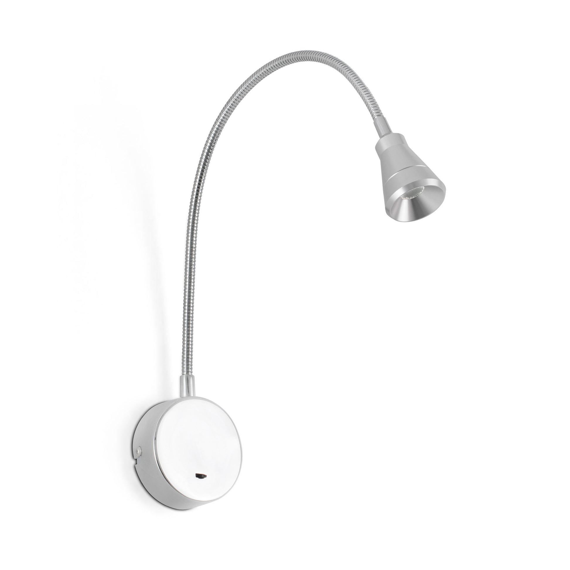 Aplique de pared BEL Lector cromado FARO 41028, lámpara LED serie 4110 para iluminación interior en hoteles y habitaciones