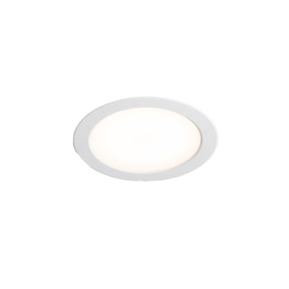 Luz empotrable LED TED blanca de aluminio para baño e interior, impermeable IP44, iluminación eficiente en techo Faro 42926