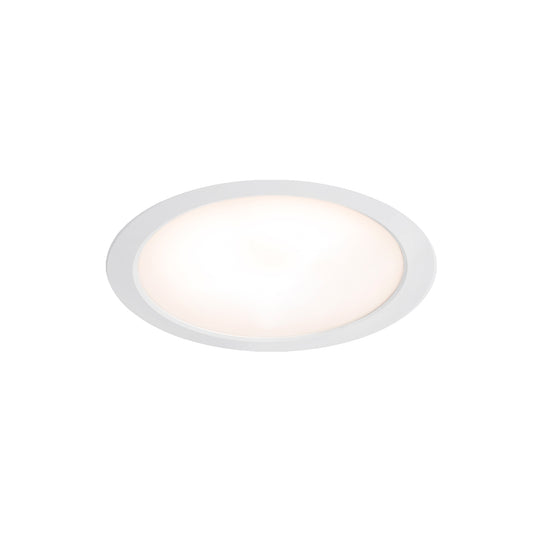 Lámpara empotrable LED TOD blanca de FARO modelo 42927, ideal para baño e interior, en aluminio y PMMA para iluminación de techo