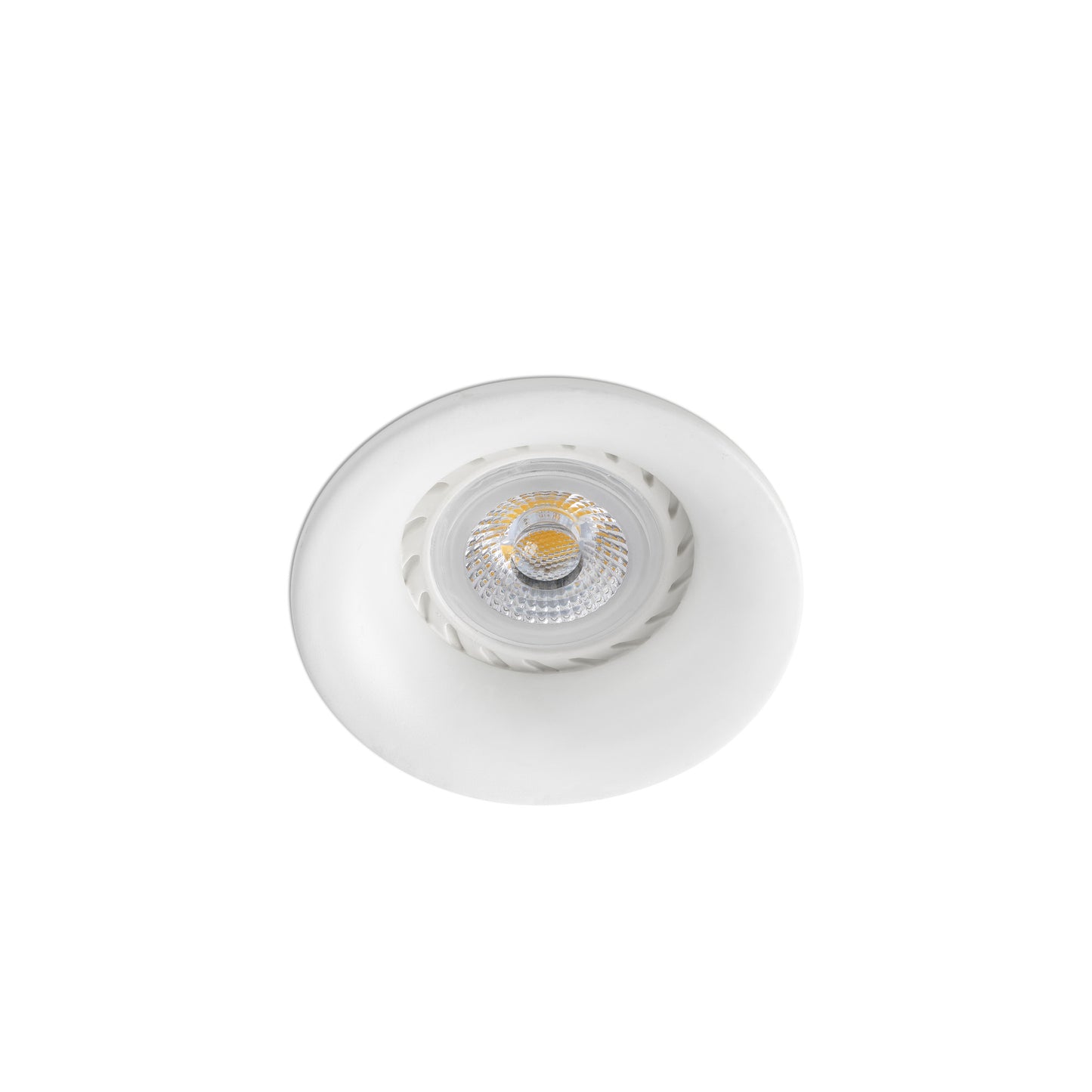 Luz empotrable NEÓN R en blanco mate de aluminio FARO 43399, ideal para iluminación de techo interior en hogar u oficina, compatible con bombillas GU10 y MR16
