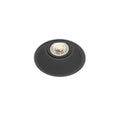 Luminaria empotrable GAS negra de aluminio FARO modelo 43405 para iluminación interior de techo con bombilla GU10 LED de baja luminancia, ideal para hogar y oficina