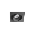 Luminaria empotrable ARGON SQ negra de aluminio para techo interior, modelo FARO 43412 con bombilla GU10 LED moderna para hogar