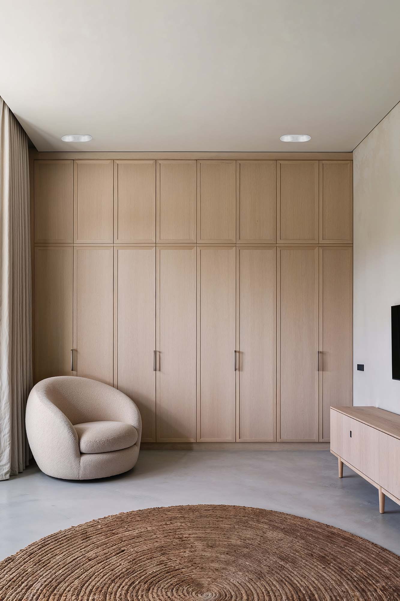 Luminaria empotrable GAS 2L blanca de FARO en ambiente interior, iluminación LED GU10 para techo, serie 43420 aluminio ahorrador.