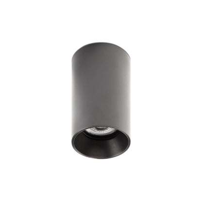 Lámpara plafón STAN negra de aluminio LED GU10 para techo interior luminaria superficie FARO 43747