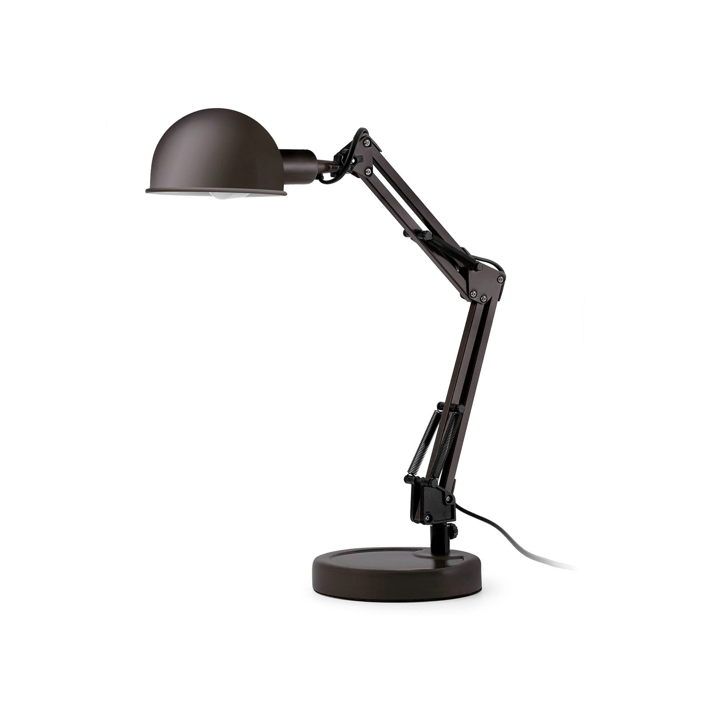 Lámpara flexo BAOBAB negra FARO modelo 51909, colección 1572, luminaria de superficie en acero LED para sobremesa en estudio interior