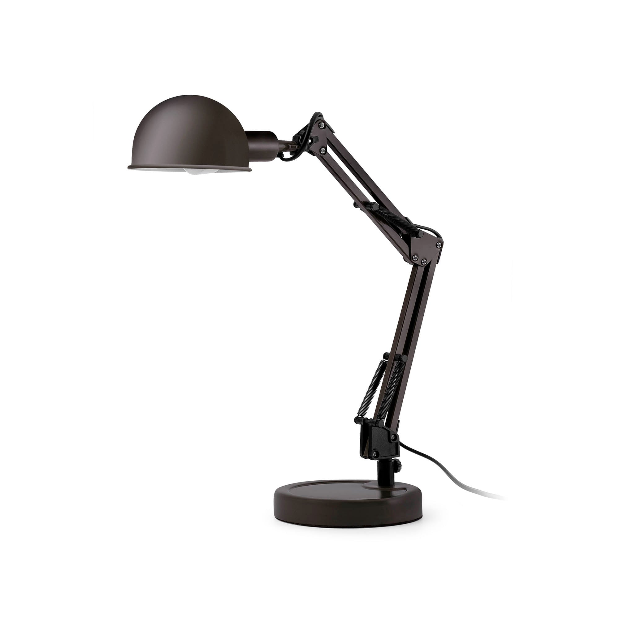 Lámpara flexo BAOBAB negra FARO modelo 51909, colección 1572, luminaria de superficie en acero LED para sobremesa en estudio interior