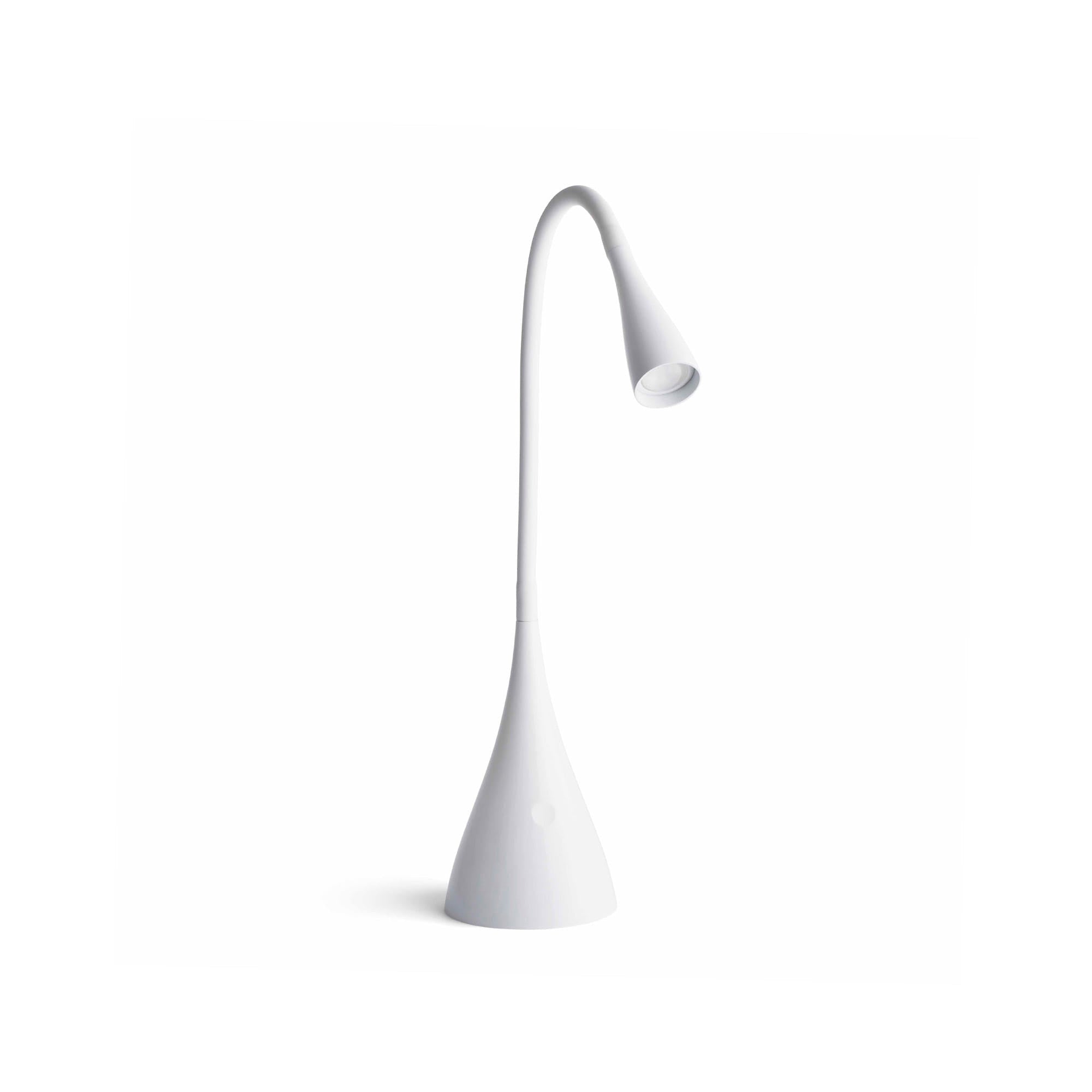 Lámpara flexo de escritorio LENA blanca FARO modelo 52057 LED sobremesa para estudio y lectura interior luminaria superficie
