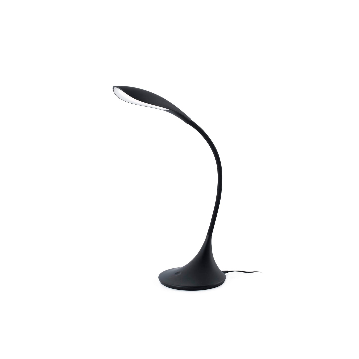 Lámpara de escritorio flexo OTTO en negro de FARO modelo 52064, diseño minimalista LED para lectura y estudio en interiores sobremesa