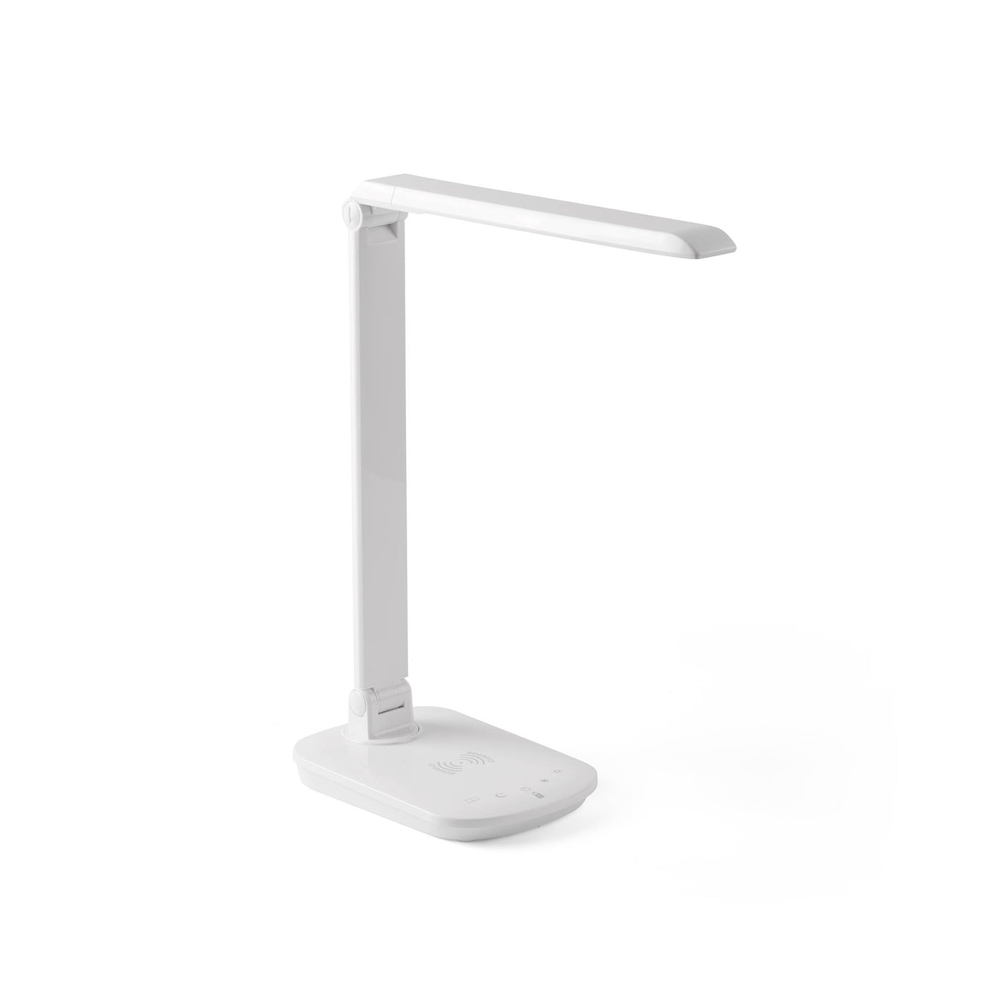 Lámpara de sobremesa ANOUK blanca con carga por inducción LED FARO modelo 53416 para oficina, escritorio y hogar interior USB