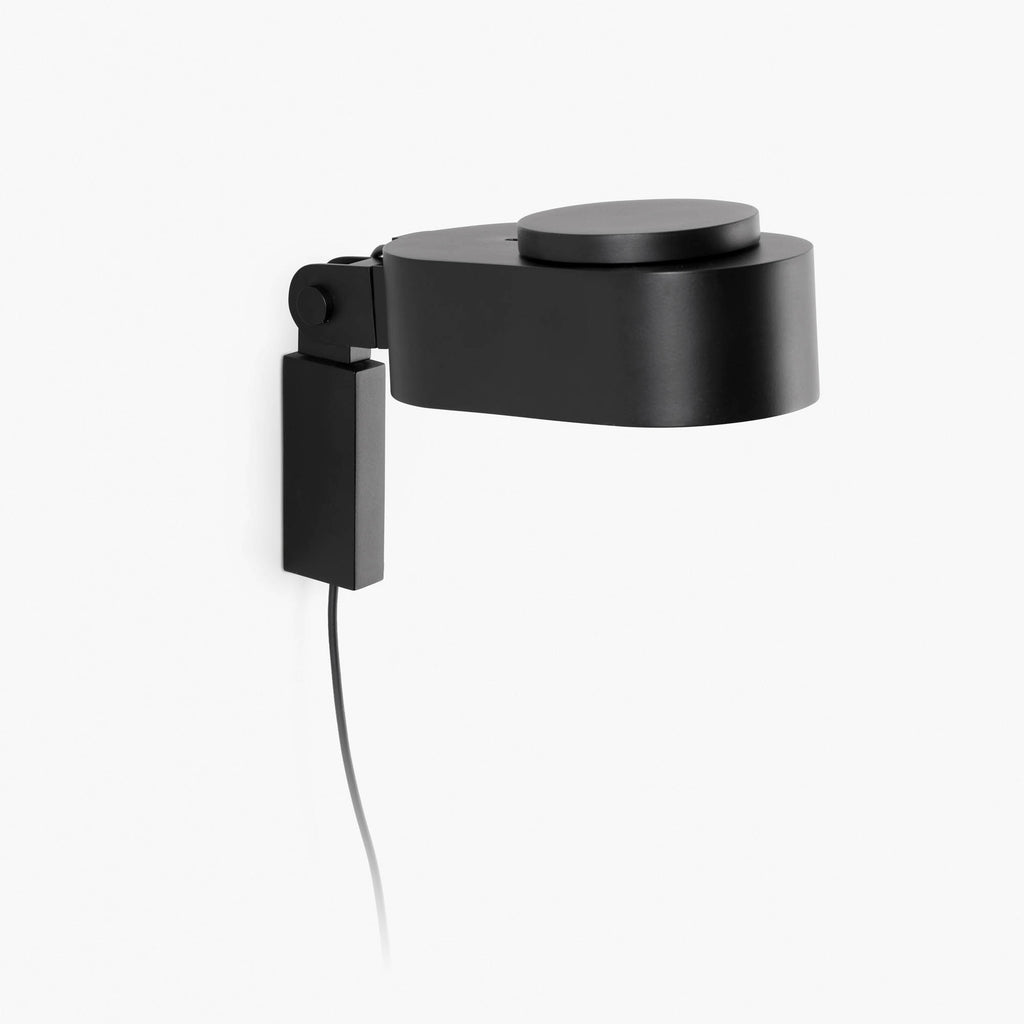 Aplique de pared Inviting negro FARO 57301, luminaria de superficie en aluminio LED para interior, colección 5730 ideal para oficina y hogar